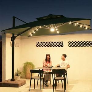 Sombrilla Romana <span class=keywords><strong>de</strong></span> Aluminio y Poliéster <span class=keywords><strong>para</strong></span> Exteriores con Diseño Giratorio sin Manivela <span class=keywords><strong>para</strong></span> Jardín, <span class=keywords><strong>Terraza</strong></span> y Patio <span class=keywords><strong>de</strong></span> Villa - Product Image 1