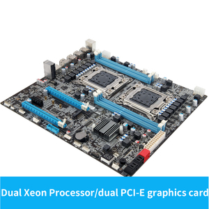 Esonic Bo Mạch Chủ Chơi Game Bộ Xử Lý Kép X79 Hỗ Trợ Bo Mạch Chủ Máy Tính Để Bàn LGA 2011 Xeon Cpu 4 * <span class=keywords><strong>DDR3</strong></span> PCI-E NVME M.2 - Product Image 2