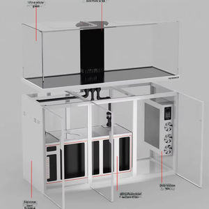 Alta Qualidade Customizável Seawater Tank para Aquários Grandes Saltwater Fish Tank Reef <span class=keywords><strong>Aquarium</strong></span> - Product Image 5