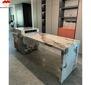 Pietra sinterizzata di alta qualità isole <span class=keywords><strong>cucina</strong></span> <span class=keywords><strong>bella</strong></span> pietra sinterizzata artificiale per <span class=keywords><strong>cucina</strong></span> isola tavolo - Product Image 5