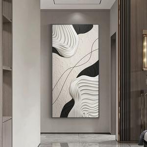 Dipinto a Olio Originale Fatto a Mano in Stile ROMANO Moderno e Minimalista, Arte Murale Decorativa Impermeabile per Ingresso - Product Image 3