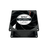 Ventilateur de refroidissement axial sans balais à 2 fils 7000 tr/min DC8038HBL avec roulement à billes 12V 24V 48V
