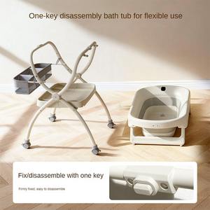 Station de lavage et de soin multifonctionnelle pour bébé en gros, <span class=keywords><strong>table</strong></span> à <span class=keywords><strong>langer</strong></span> et à baigner pour nouveau-né <span class=keywords><strong>avec</strong></span> fonction de massage - Product Image 4