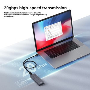 Cable USB 3.2 Tipo-C Macho a Macho, Trenzado de PVC, Alta Velocidad, Carga Rápida 5A PD100W, Thunderbolt 3, Proyección de Pantalla, Video 4K - Product Image 4
