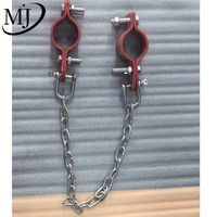 Collier de sécurité pour câble métallique fixe et tuyau flexible, taille personnalisable, structure stable, forte résistance aux chocs