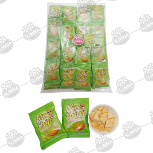 Patatine Croccanti <span class=keywords><strong>Mr</strong></span>.Chips all'Ingrosso, Gusto Piccante, Snack Soffiato a Forma di Cono, Confezione Singola Piccola - Product Image 1