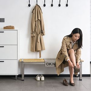 Bamboo Patio Bench 1560*450*460MM Contemporary Eco-Friendly Outdoor Seating - Product Image 3