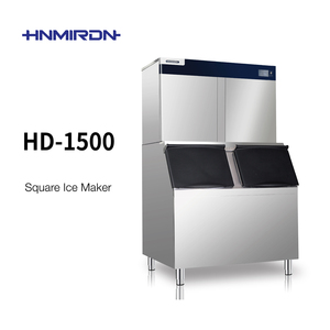 Máquina de Hielo Inteligente Comercial de Última Generación, Máquina de Hielo de Acero Inoxidable con Estructura de Refrigerador, Adecuada para Cocinas - Product Image 2