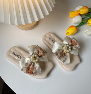 Ciabatte da bambina di Design coreano estivo scarpe sandali <span class=keywords><strong>per</strong></span> <span class=keywords><strong>bambini</strong></span> principessa pera ciabatta pantofola - Product Image 4