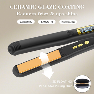 Professional <strong>Hair</strong> <strong>Straightener</strong> for Hot Comb <strong>Hair</strong> Style Tool Fast Heating <strong>Hair</strong> Iron Curler 2 in 1 Hairdressing Appliance - Product Image 3