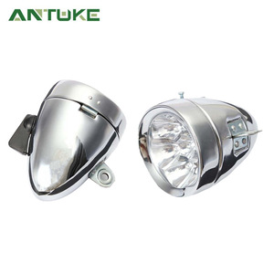 Antuke 7Led Phare de vélo en aluminium étanche pour vélo avec alimentation par batterie Qd12016 - Product Image 1