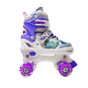 <span class=keywords><strong>Patines</strong></span> <span class=keywords><strong>de</strong></span> <span class=keywords><strong>Ruedas</strong></span> Recreativos Color Arcoíris Morado para Niñas, Botas <span class=keywords><strong>de</strong></span> Patinaje - Product Image 2