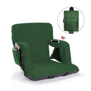 Wholesale Portable Adjustable Backrest Soft Padded Sports Football Folding Massage Stadium Seats For Bleachers