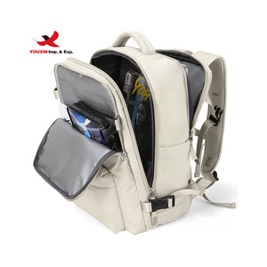 <b>Large</b> Waterproof Nylon Unisex Travel <b>Backpack</b> with USB Charging Port Laptop-Friendly 20-35L Capacity for Multi-Functional Use - Product Image 1