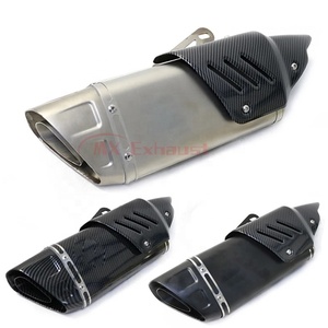 Système d'échappement de moto de haute qualité en Fiber de carbone Dirt Bike Silencieux d'échappement - Product Image 1