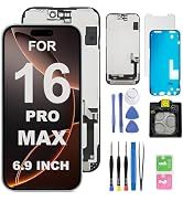 For 16 Pro Max Screen Replacement 6.9 Inch OLED Touchscreen Display 3D Touch Digitizer Assembly