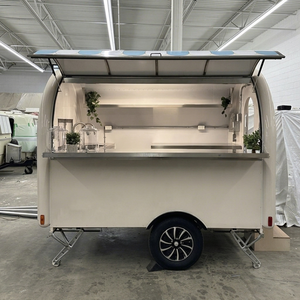 Carrito de Comida Personalizado, Totalmente Equipado para Catering, Mini, de Acero Inoxidable, con 4 Ruedas, para Venta de Snacks y Hot Dogs - Product Image 1