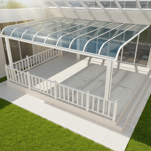 Auvent de toit motorisé rétractable en alliage d'aluminium avec revêtement acrylique PU <span class=keywords><strong>pour</strong></span> villa, balcon, terrasse, caravane, <span class=keywords><strong>camping</strong></span>, extérieur, jardin - Product Image 3