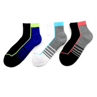Chaussettes de sport en fibre de bambou antibactériennes, amortissantes, respirantes et confortables pour le jogging, l'entraînement et les sports