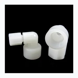 Inner Teeth Elbow Plastic Female Threaded Fittings PVDF Female Elbow 90 - Degree Bend