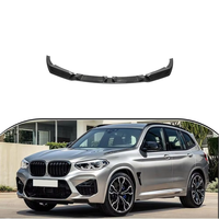 Menton de séparation de lèvre avant en Fiber de carbone, pour BMW F97 X3 M F98 X4 M 2019 — 2021, X3M X4M