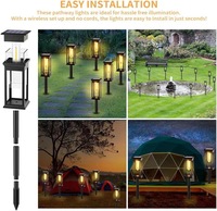 Meilleur prix IP65 Solaire Led Étanche Extérieure Filament Lampe Spike Light pour Voie Paysage Allée Porte Pelouse Sécurité