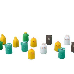 Sacapuntas de PVC creativo para niños con pegamento suave Molde de fresa Tipo mecánico - Product Image 6