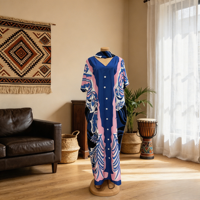 Nouvelle robe élégante pour femmes musulmanes africaines, imprimé décontracté ample et tendance, taille plus