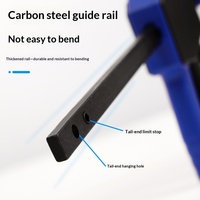 Mini pince à serrage robuste avec déclenchement rapide de type gâchette, en nylon renforcé et acier au carbone, pour un serrage puissant pour le travail du bois et le raccordement