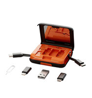 Kabel Kit USB-C/USB-A 60W PD Fast Charging yang Dapat Ditarik Ulang dengan Selubung PVC dan Konduktor Tembaga Murni untuk Power Bank & Ponsel