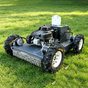 All Terrain Gasoline Smart Self-Propelled 4WD <b>Remote</b> <b>Control</b> Wheel Type Grass Lawn Mower - Product Image 2