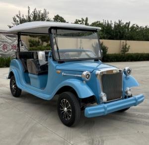 Voiturette de golf classique à énergie nouvelle 6 places, véhicule de quartier pour le tourisme ou le transport de passagers - Product Image 6