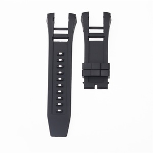 Grande Stock vendita Silicone cinturino in gomma morbido traspirante nero blu cinturino per orologio Invictas 34mm - Product Image 5