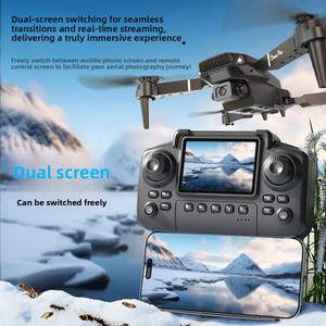 <span class=keywords><strong>Drone</strong></span> E88 abordable pour débutants, best-seller, avec deux caméras, mini-jouet télécommandé avec écran de contrôle à distance, design pliable - Product Image 3