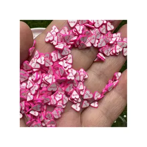 Ярко-розовые аксессуары для ногтей