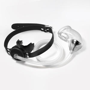 Mordaza de silicona para adultos, orinal para esclavo, fetiche, tren de baño, agua bendita dorada, Garganta Profunda, relleno de orina, orinal, tapón bucal - Product Image 4