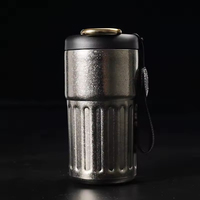 Nouvelle tasse à café thermos intelligente en titane pur pour hommes et femmes, design à double paroi de haute qualité, isolation thermique