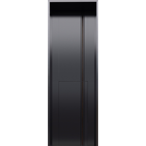Puerta de Seguridad Moderna de Aluminio para Exteriores, Panel de Puerta de Entrada con Clasificación de Resistencia al Fuego de 3 Horas, Superficie Acabada, Puerta Principal para Edificio Comercial - Product Image 4