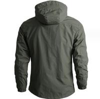 Logo personnalisé automne couleur unie veste à capuche imperméable coupe-vent randonnée en plein air veste Softshell pour hommes