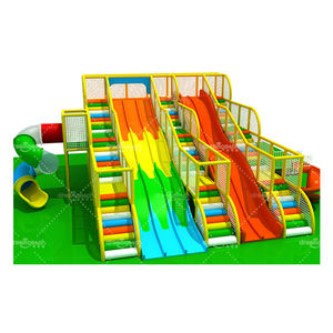 Sogno di cattura avventura trampolino parco di plastica commerciale grande parco divertimenti strutture parco giochi al coperto scivoli - Product Image 2