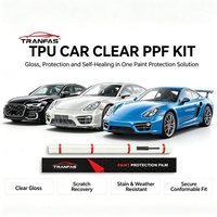 Película Protectora de Pintura para Carrocería de Automóvil Transparente con Recubrimiento Nano TPU Brillante de 8.5mil 1.52*15m, Transparente, Antiamarilleo, Autoregenerable y Antiarañazos