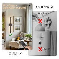 Applique Murale LED Moderne et Créative en Métal, Luminaire d'Intérieur Artistique en Fer, Lampe Murale en Forme d'Ange pour Salon et Chambre, Télécommandée