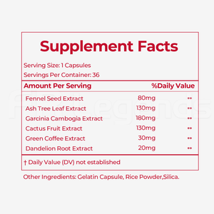 Capsule Dimagranti Naturali ad Azione Rapida, Efficaci per Sopprimere l'Appetito, Supporto Brucia Grassi, Pillole per il Controllo del Peso, Integratore Alimentare - Product Image 4