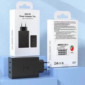 Gốc Đối với Samsung Trio sạc 65W gan Type-C USB Adapter 65W EU Anh Mỹ AU Ấn Độ cắm cho máy tính xách tay thiết bị di động OTP EP-T6530 - Product Image 6