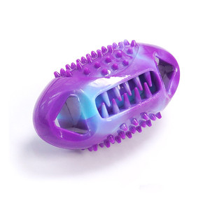 Cross-border Eco-Friendly Fashion TPR <b>Dog</b> Food-Dispensing <b>Ball</b> Durable Chew-Resistant Self-Entertaining Educational Chew Toy - Product Image 1