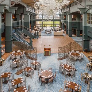 Tapis de luxe pour hall d'hôtel, fabriqué sur mesure en jacquard, style moderne haut de gamme, laine/nylon, couloir mural, restaurant, <span class=keywords><strong>casino</strong></span> - Product Image 6