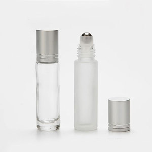 Travel Size Refillable 10ml Glass <b>Roll</b> <b>On</b> <b>Perfume</b> Bottle Empty Essential Oil Roller Bottle With Tight Metal Cap - Product Image 5