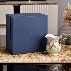 Hot Sale American Style Gold Ceramic <b>Coffee</b> Set with <b>Tea</b> <b>Pot</b> Milk <b>Pot</b> & <b>Sugar</b> <b>Pot</b>-Portable for Gift & Home Use - Product Image 4
