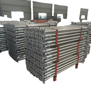 Réductions brésiliennes <span class=keywords><strong>sur</strong></span> l'échafaudage de construction chinois Ringlock poutre en bois coffrage pièces d'échelle échafaudages de soutien en acier - Product Image 1