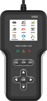 Nouveau lecteur de codes portable V900 pour la lecture des codes de panne, la vérification des voyants du moteur et le diagnostic des véhicules, scanner OBD-II pour Android, PC et iOS